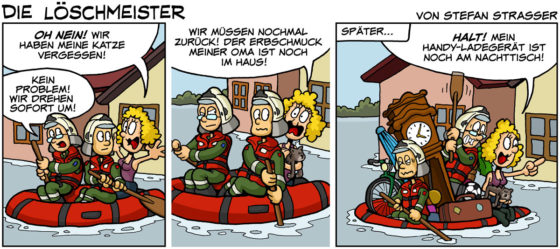 Die Löschmeister - Comicstrip Nr. 10